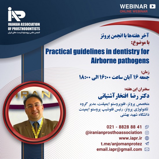 Practical guidelines in dentistry for Airborne pathogens